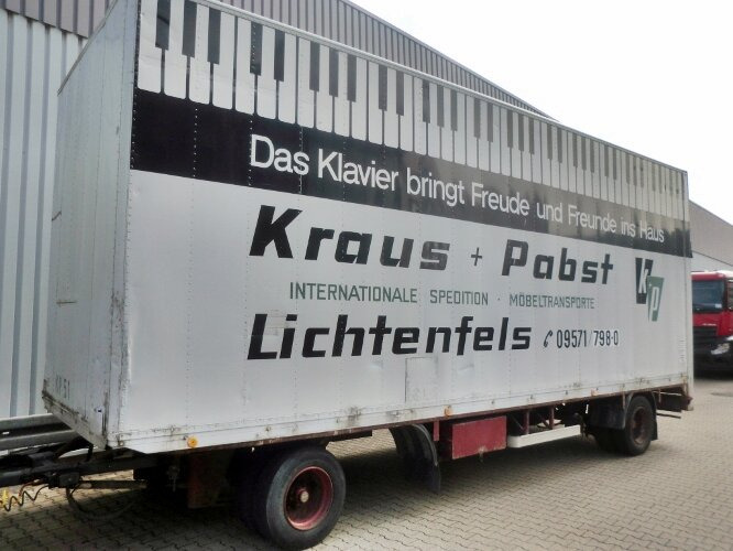Sommer - - Sommer AC 160 TL, Möbelkofferanhänger, LBW, 55cbm - Caja cerrada remolque: foto 1 Sommer - - Sommer AC 160 TL, Möbelkofferanhänger, LBW, 55cbm - Caja cerrada remolque: foto 1