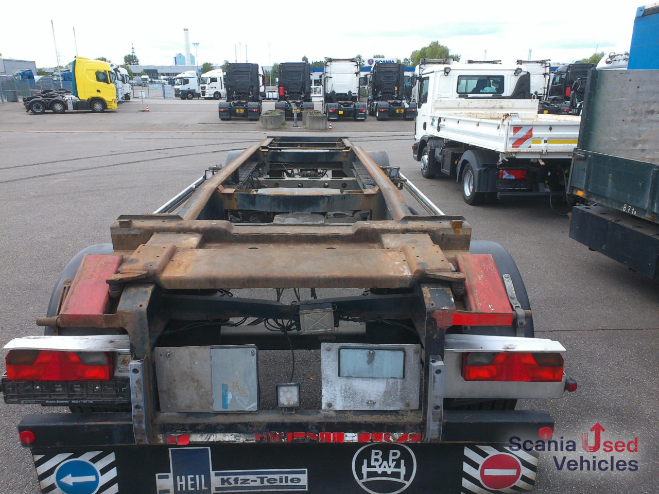 Remolque multilift/ Portacontenedores de cadenas HUEFFERMANN HSA 1870LS f. Abrollbehälter Top !!!: foto 12
