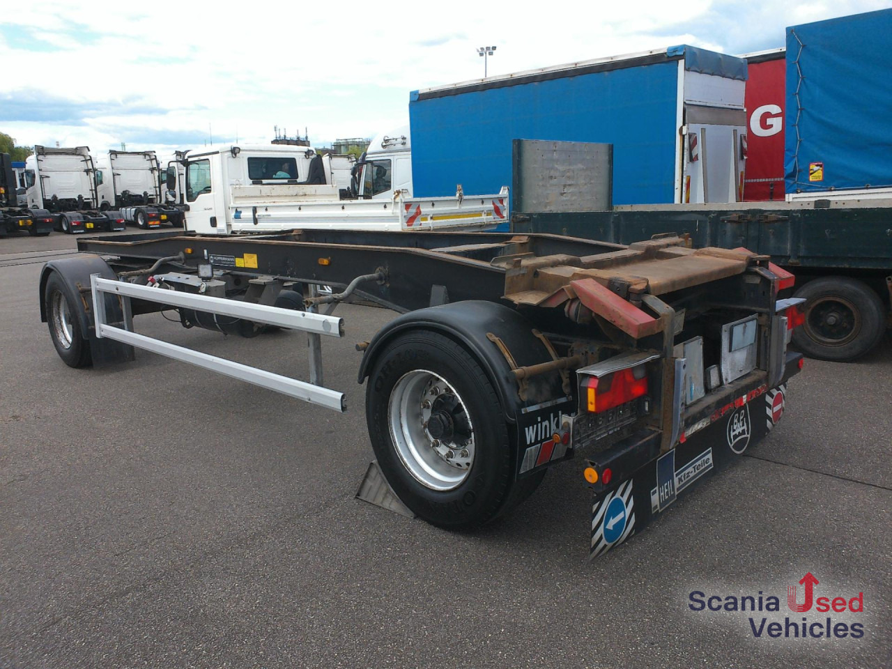Remolque multilift/ Portacontenedores de cadenas HUEFFERMANN HSA 1870LS f. Abrollbehälter Top !!!: foto 10
