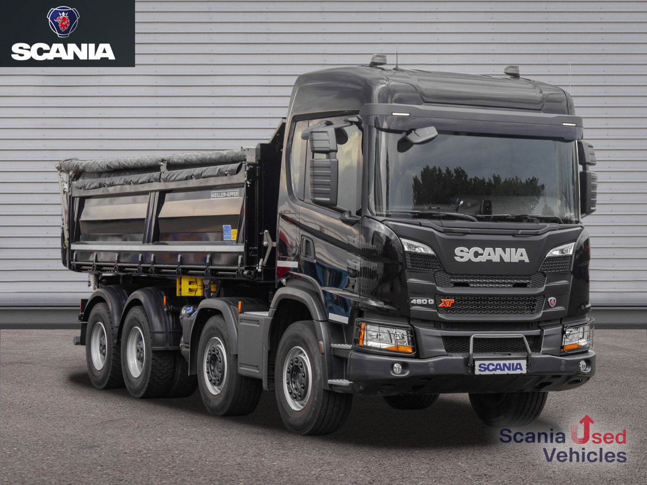 Volquete camión SCANIA G 460 B8x4HZ XT - Meiller D421 / Bordmatik -: foto 8