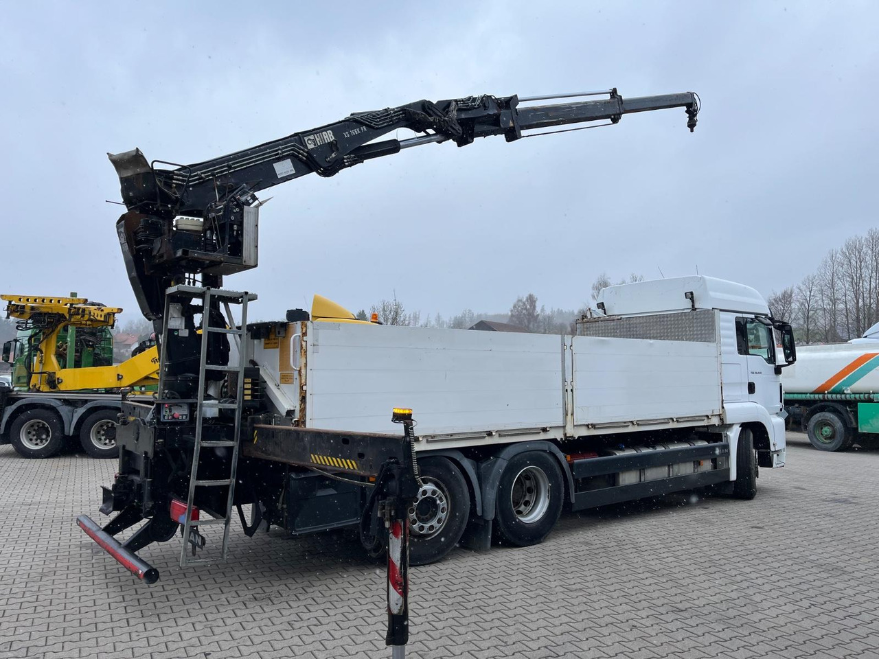 MAN TGS 26.440 Baustoff mit HIAB XS 166 Kran - Camión caja abierta, Camión grúa: foto 2 MAN TGS 26.440 Baustoff mit HIAB XS 166 Kran - Camión caja abierta, Camión grúa: foto 2