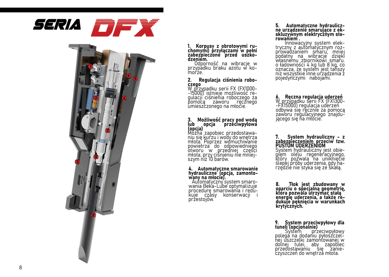 DEMOQ DFX2800 Hydraulic breaker 2900 kg - Martillo hidráulico para Excavadora: foto 3 DEMOQ DFX2800 Hydraulic breaker 2900 kg - Martillo hidráulico para Excavadora: foto 3