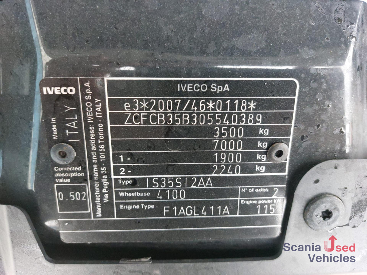 IVECO 35 C 16 Koffer Ladebordwand - Furgoneta: foto 4 IVECO 35 C 16 Koffer Ladebordwand - Furgoneta: foto 4