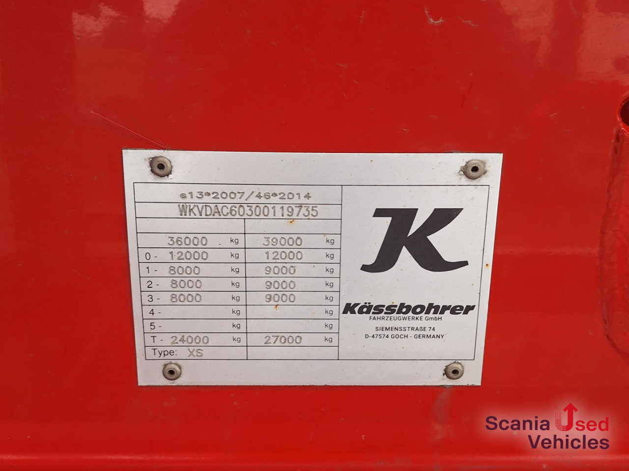KAESSBOHRER Lebensmitteltank Kippbar SSK 40XS Neuwertig !! - Semirremolque silo: foto 3 KAESSBOHRER Lebensmitteltank Kippbar SSK 40XS Neuwertig !! - Semirremolque silo: foto 3