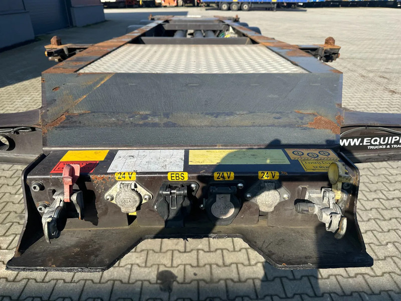 Portacontenedore/ Intercambiable semirremolque Burg 20FT / 20FT SWAP ADR, 3.690kg, SAF INTRADISC, 2 liftassen, APK/ADR: 9/2025: foto 14