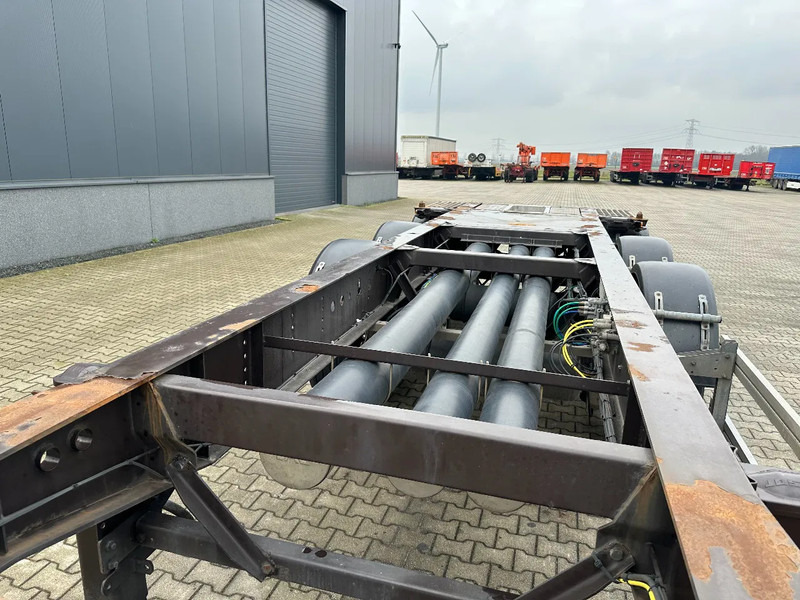 Portacontenedore/ Intercambiable semirremolque Burg 20FT / 20FT SWAP ADR (EX/II, EX/III, FL, AT), empty weight: 3.690kg, SAF INTRADISC, 2x liftaxle, ALCOA, NL-Chassis: foto 10