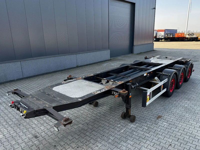 Burg 20FT/3-axles, SAF INTRADISC, ADR (EXII, EXII, FL, AT), 2x LIFTAXLE, NL-Chassis - Portacontenedore/ Intercambiable semirremolque: foto 2 Burg 20FT/3-axles, SAF INTRADISC, ADR (EXII, EXII, FL, AT), 2x LIFTAXLE, NL-Chassis - Portacontenedore/ Intercambiable semirremolque: foto 2