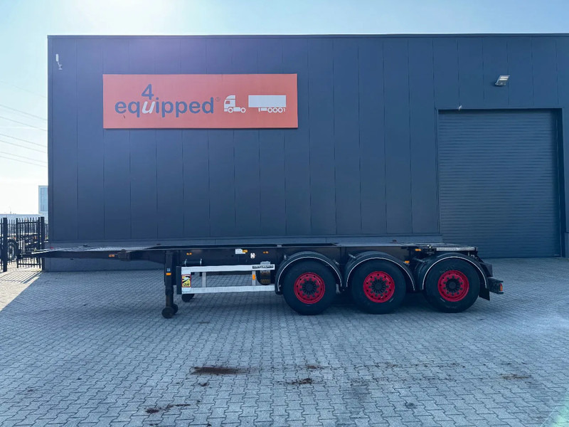 Burg 20FT/3-axles, SAF INTRADISC, ADR (EXII, EXII, FL, AT), 2x LIFTAXLE, NL-Chassis - Portacontenedore/ Intercambiable semirremolque: foto 4 Burg 20FT/3-axles, SAF INTRADISC, ADR (EXII, EXII, FL, AT), 2x LIFTAXLE, NL-Chassis - Portacontenedore/ Intercambiable semirremolque: foto 4