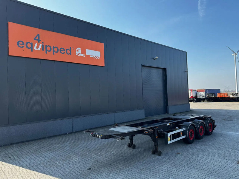 Burg 20FT/3-axles, SAF INTRADISC, ADR (EXII, EXII, FL, AT), 2x LIFTAXLE, NL-Chassis - Portacontenedore/ Intercambiable semirremolque: foto 1 Burg 20FT/3-axles, SAF INTRADISC, ADR (EXII, EXII, FL, AT), 2x LIFTAXLE, NL-Chassis - Portacontenedore/ Intercambiable semirremolque: foto 1