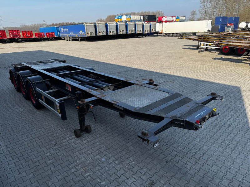 Portacontenedore/ Intercambiable semirremolque Burg 20FT/3-axles, SAF INTRADISC, ADR (EXII, EXII, FL, AT), 2x LIFTAXLE, NL-Chassis: foto 7