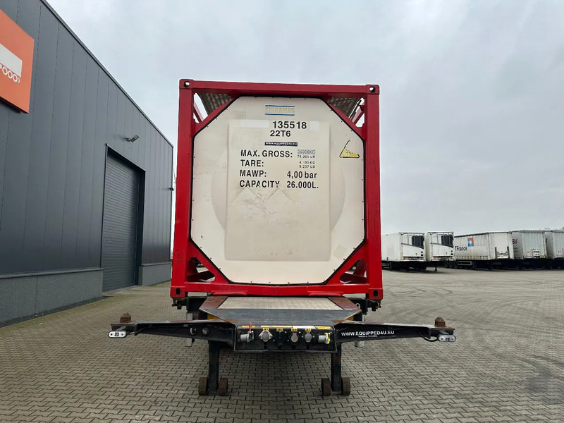 Burg 20FT ADR (EX/II, EX/III, FL, AT) Chassis + Tankcontainer 26.000L /3 baffels - Cisterna semirremolque: foto 5 Burg 20FT ADR (EX/II, EX/III, FL, AT) Chassis + Tankcontainer 26.000L /3 baffels - Cisterna semirremolque: foto 5