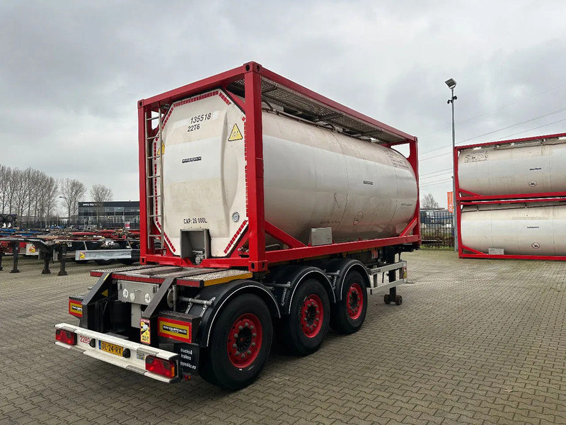 Burg 20FT ADR (EX/II, EX/III, FL, AT) Chassis + Tankcontainer 26.000L /3 baffels - Cisterna semirremolque: foto 4 Burg 20FT ADR (EX/II, EX/III, FL, AT) Chassis + Tankcontainer 26.000L /3 baffels - Cisterna semirremolque: foto 4