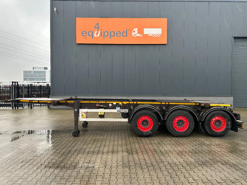 Burg 20FT ADR (EX/II, EX/III, FL, AT), Leergewicht: 3.690kg, SAF INTRADISC, 2x Liftachse, ALCOA, NL-Chassis, APK/ADR: 02-2026 - Portacontenedore/ Intercambiable semirremolque: foto 2 Burg 20FT ADR (EX/II, EX/III, FL, AT), Leergewicht: 3.690kg, SAF INTRADISC, 2x Liftachse, ALCOA, NL-Chassis, APK/ADR: 02-2026 - Portacontenedore/ Intercambiable semirremolque: foto 2