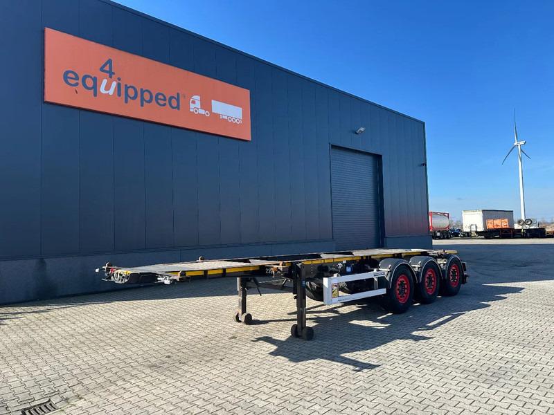 Burg 20FT ADR (EX/II, EX/III, FL, AT), Leergewicht : 3.690kg, SAF INTRADISC, 2x Liftachse, NL-Chassis, , APK/ADR: 07-2025 - Portacontenedore/ Intercambiable semirremolque: foto 1 Burg 20FT ADR (EX/II, EX/III, FL, AT), Leergewicht : 3.690kg, SAF INTRADISC, 2x Liftachse, NL-Chassis, , APK/ADR: 07-2025 - Portacontenedore/ Intercambiable semirremolque: foto 1