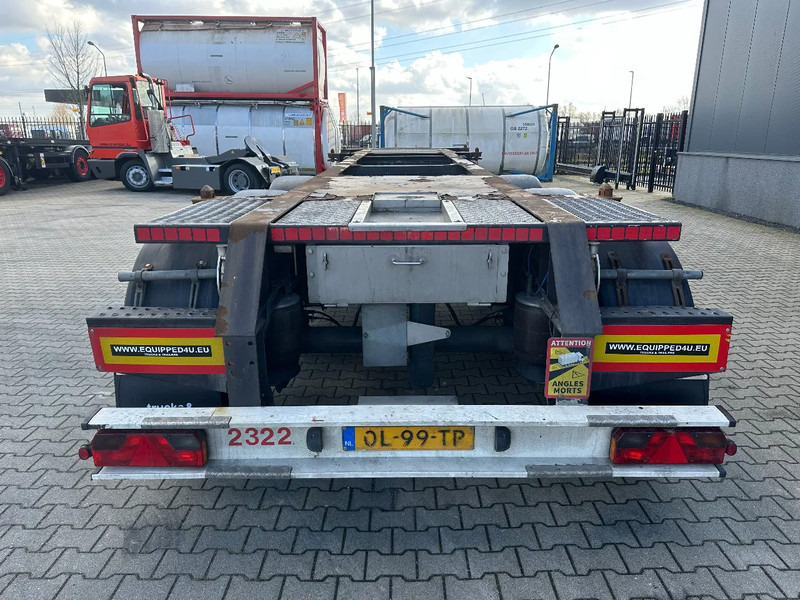 Burg 20FT ADR (EX/II, EX/III, FL, AT), Leergewicht : 3.690kg, SAF INTRADISC, 2x Liftachse, NL-Chassis, APK/ADR: 08-2025 - Portacontenedore/ Intercambiable semirremolque: foto 4 Burg 20FT ADR (EX/II, EX/III, FL, AT), Leergewicht : 3.690kg, SAF INTRADISC, 2x Liftachse, NL-Chassis, APK/ADR: 08-2025 - Portacontenedore/ Intercambiable semirremolque: foto 4