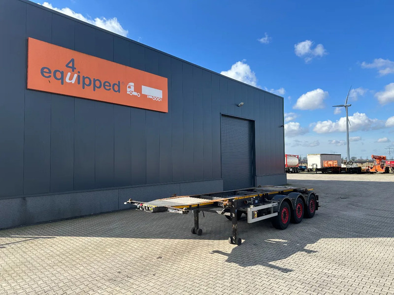 Burg 20FT ADR (EX/II, EX/III, FL, AT), Leergewicht : 3.690kg, SAF INTRADISC, 2x Liftachse, NL-Chassis - Portacontenedore/ Intercambiable semirremolque: foto 1 Burg 20FT ADR (EX/II, EX/III, FL, AT), Leergewicht : 3.690kg, SAF INTRADISC, 2x Liftachse, NL-Chassis - Portacontenedore/ Intercambiable semirremolque: foto 1