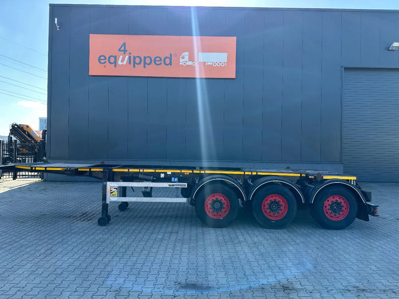 Burg 20FT ADR (EX/II, EX/III, FL, AT), Leergewicht: 3.690kg, SAF INTRADISC, 2x liftaxle, ALCOA, NL-Chassis - Portacontenedore/ Intercambiable semirremolque: foto 2 Burg 20FT ADR (EX/II, EX/III, FL, AT), Leergewicht: 3.690kg, SAF INTRADISC, 2x liftaxle, ALCOA, NL-Chassis - Portacontenedore/ Intercambiable semirremolque: foto 2
