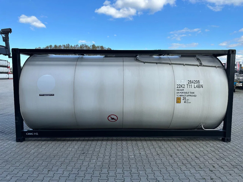 CIMC NEW / UNUSED, for FOOD STUFF or CHEMICAL, 20FT ISO, 25.030L, L4BN, UN Portable, T11, test: 1-2027 - Tanque de almacenamiento: foto 3 CIMC NEW / UNUSED, for FOOD STUFF or CHEMICAL, 20FT ISO, 25.030L, L4BN, UN Portable, T11, test: 1-2027 - Tanque de almacenamiento: foto 3