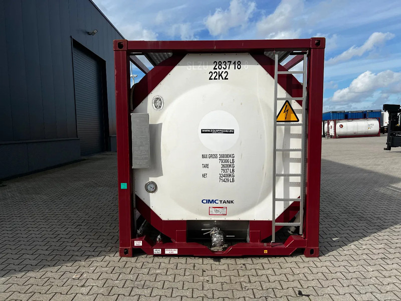 Tanque de almacenamiento nuevo CIMC UNUSED,  BOTH FOOD STUFF/CHEMICAL USE, 20FT ISO,  25.000L, L4BN, UN Portable, T11, test: 12-2026: foto 6