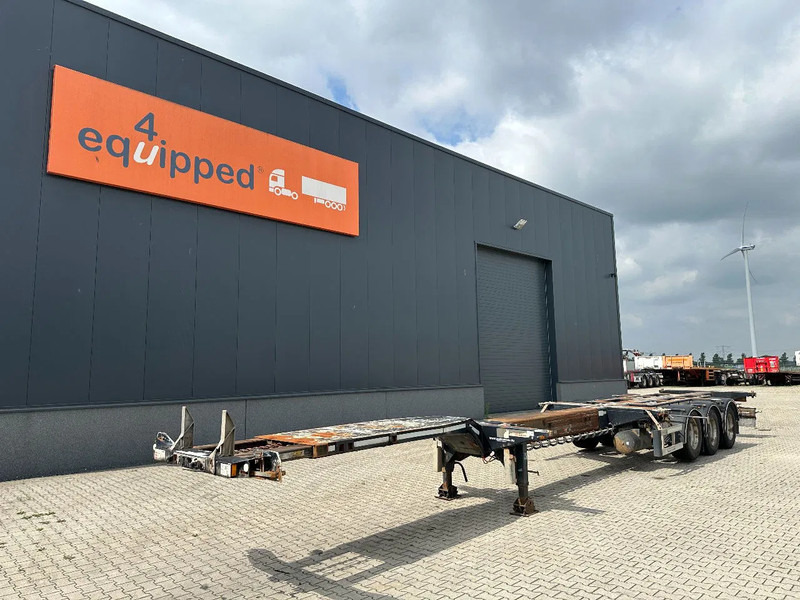 D-Tec FLEXITRAILER, 45FT HC MULTI, SAF + drum, liftaxle, NL-chassis - Portacontenedore/ Intercambiable semirremolque: foto 1 D-Tec FLEXITRAILER, 45FT HC MULTI, SAF + drum, liftaxle, NL-chassis - Portacontenedore/ Intercambiable semirremolque: foto 1