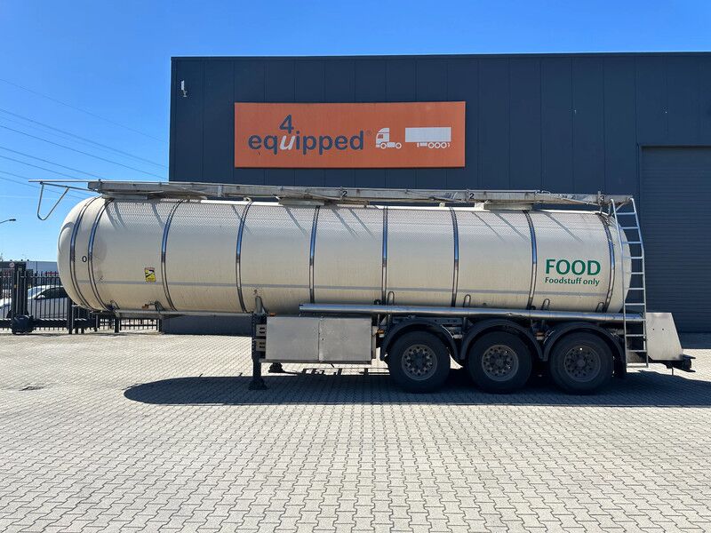 Feldbinder FOOD / LEBENSMITTEL / LEVENSMIDDELEN / 29..500L / 1-COMP / PUMP / DISCBRAKES / LIFTAXLE / ALCOA - Cisterna semirremolque: foto 2 Feldbinder FOOD / LEBENSMITTEL / LEVENSMIDDELEN / 29..500L / 1-COMP / PUMP / DISCBRAKES / LIFTAXLE / ALCOA - Cisterna semirremolque: foto 2