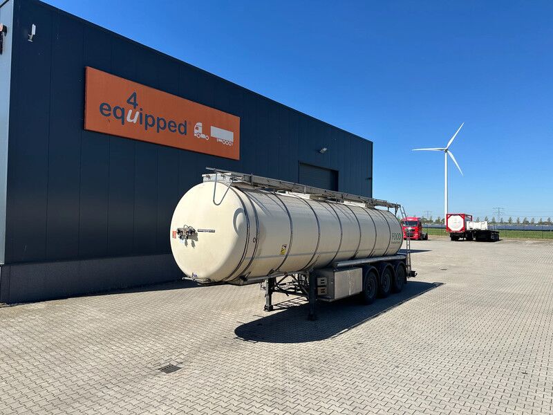 Feldbinder FOOD / LEBENSMITTEL / LEVENSMIDDELEN / 29..500L / 1-COMP / PUMP / DISCBRAKES / LIFTAXLE / ALCOA - Cisterna semirremolque: foto 1 Feldbinder FOOD / LEBENSMITTEL / LEVENSMIDDELEN / 29..500L / 1-COMP / PUMP / DISCBRAKES / LIFTAXLE / ALCOA - Cisterna semirremolque: foto 1