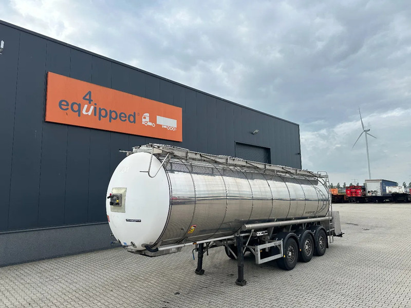 Feldbinder FOOD / LEVENSMIDDELEN / LEBENSMITTEL / 33.500L / 3-COMP / PUMP / NL-trailer / APK: 10-2026 - Cisterna semirremolque: foto 1 Feldbinder FOOD / LEVENSMIDDELEN / LEBENSMITTEL / 33.500L / 3-COMP / PUMP / NL-trailer / APK: 10-2026 - Cisterna semirremolque: foto 1