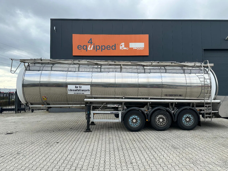Feldbinder FOOD / LEVENSMIDDELEN / LEBENSMITTEL / 33.500L / 3-COMP / PUMP / NL-trailer / APK: 10-2026 - Cisterna semirremolque: foto 2 Feldbinder FOOD / LEVENSMIDDELEN / LEBENSMITTEL / 33.500L / 3-COMP / PUMP / NL-trailer / APK: 10-2026 - Cisterna semirremolque: foto 2