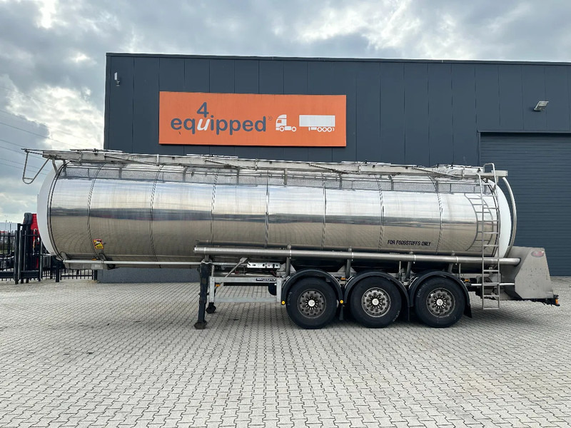 Feldbinder FOOD / LEVENSMIDDELEN / LEBENSMITTEL / 33.500L / 3-COMP / PUMP / NL-trailer / APK: 10-2026 - Cisterna semirremolque: foto 2 Feldbinder FOOD / LEVENSMIDDELEN / LEBENSMITTEL / 33.500L / 3-COMP / PUMP / NL-trailer / APK: 10-2026 - Cisterna semirremolque: foto 2