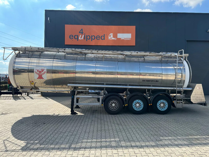 Feldbinder LEBENSMITTEL / LEVENSMIDDELEN FOOD / 33.500L / 3-COMP / PUMPE / NL-trailer / APK: 09-2026 - Cisterna semirremolque: foto 2 Feldbinder LEBENSMITTEL / LEVENSMIDDELEN FOOD / 33.500L / 3-COMP / PUMPE / NL-trailer / APK: 09-2026 - Cisterna semirremolque: foto 2
