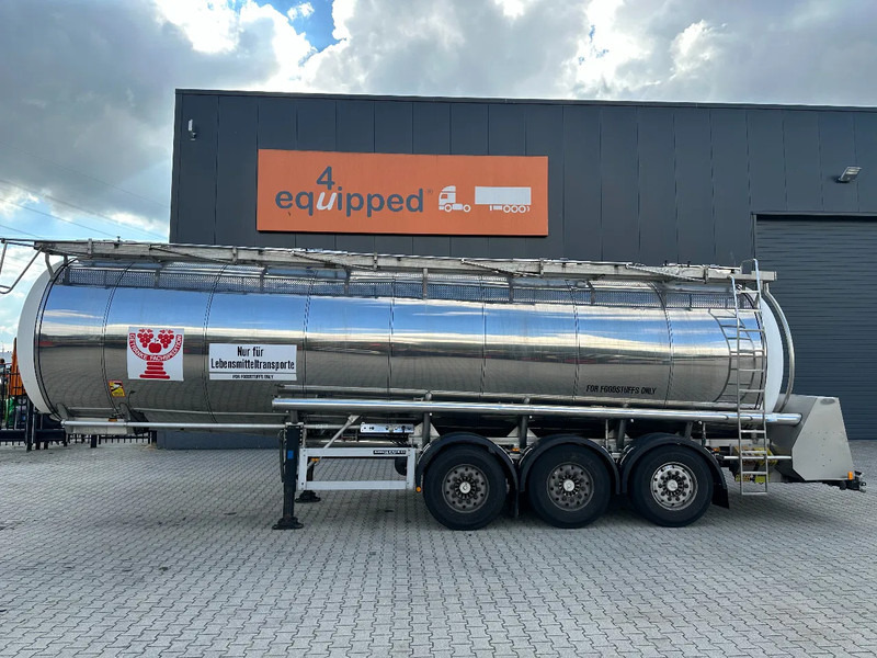 Feldbinder LEVENSMIDDELEN / FOOD / LEBENSMITTEL / 33.500L / 3-COMP / POMP / NL-trailer / APK: 03-2026 - Cisterna semirremolque: foto 2 Feldbinder LEVENSMIDDELEN / FOOD / LEBENSMITTEL / 33.500L / 3-COMP / POMP / NL-trailer / APK: 03-2026 - Cisterna semirremolque: foto 2