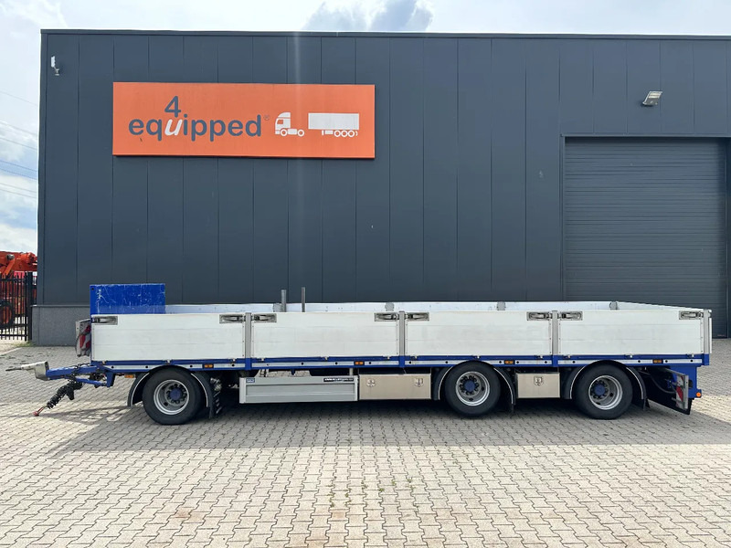Floor zeer mooie AXD.330 3-assige aanhanger met alu zijborden, rongpotten, liftas, geschoopeerd, NL-aanhanger - Remolque plataforma/ Caja abierta: foto 3 Floor zeer mooie AXD.330 3-assige aanhanger met alu zijborden, rongpotten, liftas, geschoopeerd, NL-aanhanger - Remolque plataforma/ Caja abierta: foto 3