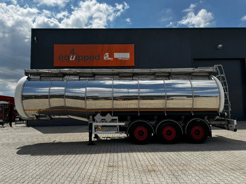 Indox 37.500L / 1-COMP /4-BAFFELS, ADR, L4BH, INOX, NL, APK 06/2026, new Saf axles - Cisterna semirremolque: foto 2 Indox 37.500L / 1-COMP /4-BAFFELS, ADR, L4BH, INOX, NL, APK 06/2026, new Saf axles - Cisterna semirremolque: foto 2