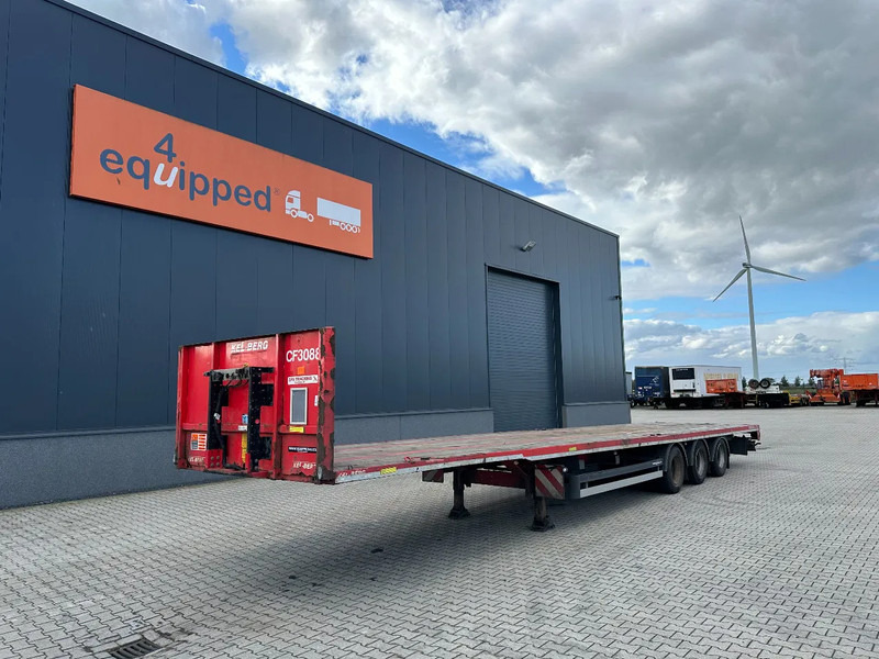 KEL-BERG HEAVY-DUTY MEGA FLATBED, 1x 40FT / 2x 20FT HECKBÜNDIG, SAF + DISC, MOT: 09/2025, NL trailer - Portacontenedore/ Intercambiable semirremolque: foto 1 KEL-BERG HEAVY-DUTY MEGA FLATBED, 1x 40FT / 2x 20FT HECKBÜNDIG, SAF + DISC, MOT: 09/2025, NL trailer - Portacontenedore/ Intercambiable semirremolque: foto 1