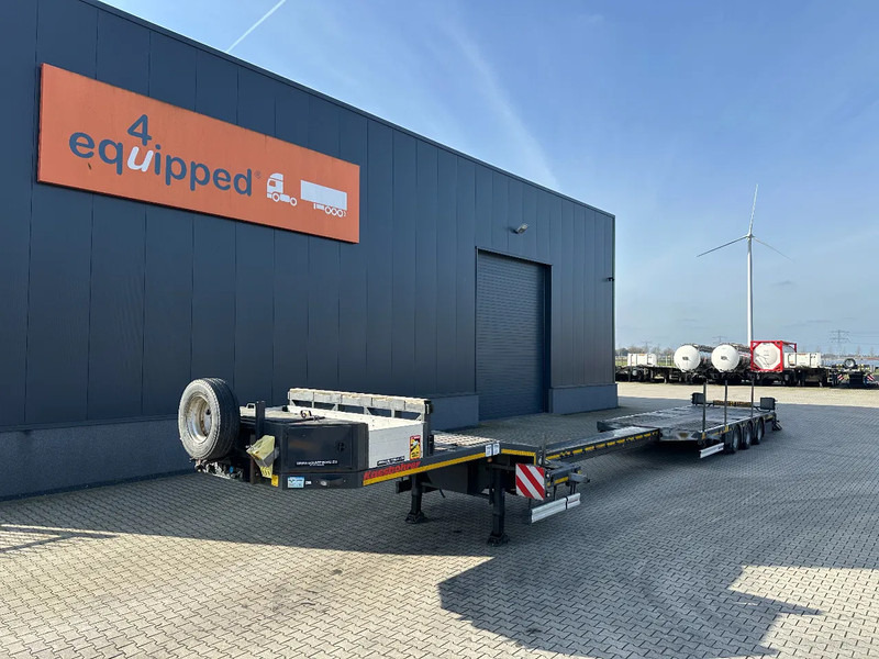 Kässbohrer Lowbed / 6.00m extendable / ramps / steering-axle / NL-trailer / APK: 02/2027 - Semirremolque plataforma/ Caja abierta: foto 1 Kässbohrer Lowbed / 6.00m extendable / ramps / steering-axle / NL-trailer / APK: 02/2027 - Semirremolque plataforma/ Caja abierta: foto 1