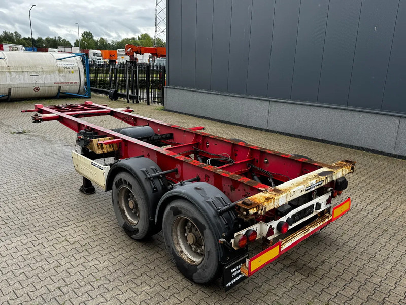 Krone 2-assig 20FT chassis, BPW + trommel, luchtvering, leeggewicht: 3.180kg - Portacontenedore/ Intercambiable semirremolque: foto 4 Krone 2-assig 20FT chassis, BPW + trommel, luchtvering, leeggewicht: 3.180kg - Portacontenedore/ Intercambiable semirremolque: foto 4