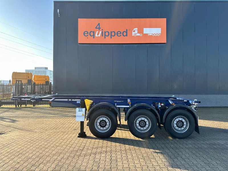 Krone NEW / DIRECT AVAILABLE 20FT ADR-CHASSIS, DISCBRAKES, LIFTAXLE, 2x available - Portacontenedore/ Intercambiable semirremolque: foto 2 Krone NEW / DIRECT AVAILABLE 20FT ADR-CHASSIS, DISCBRAKES, LIFTAXLE, 2x available - Portacontenedore/ Intercambiable semirremolque: foto 2