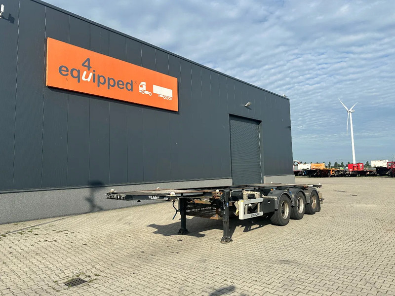 LAG 20FT + 30FT, BPW + DISC, LIFTAXLE, NL-CHASSIS - Portacontenedore/ Intercambiable semirremolque: foto 1 LAG 20FT + 30FT, BPW + DISC, LIFTAXLE, NL-CHASSIS - Portacontenedore/ Intercambiable semirremolque: foto 1