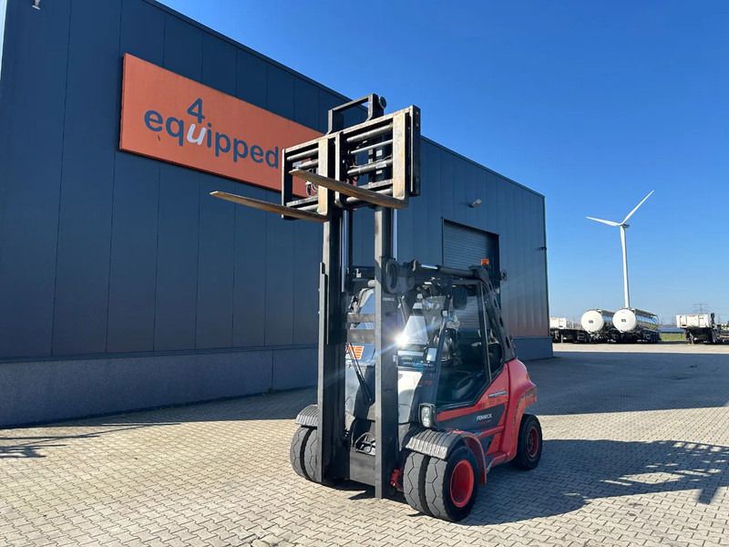 Linde H70T-03 H70T-03 / SIDE SHIFT / FORK POSITIONER / DUPLEX / LPG - Carretilla elevadora de gas: foto 1 Linde H70T-03 H70T-03 / SIDE SHIFT / FORK POSITIONER / DUPLEX / LPG - Carretilla elevadora de gas: foto 1