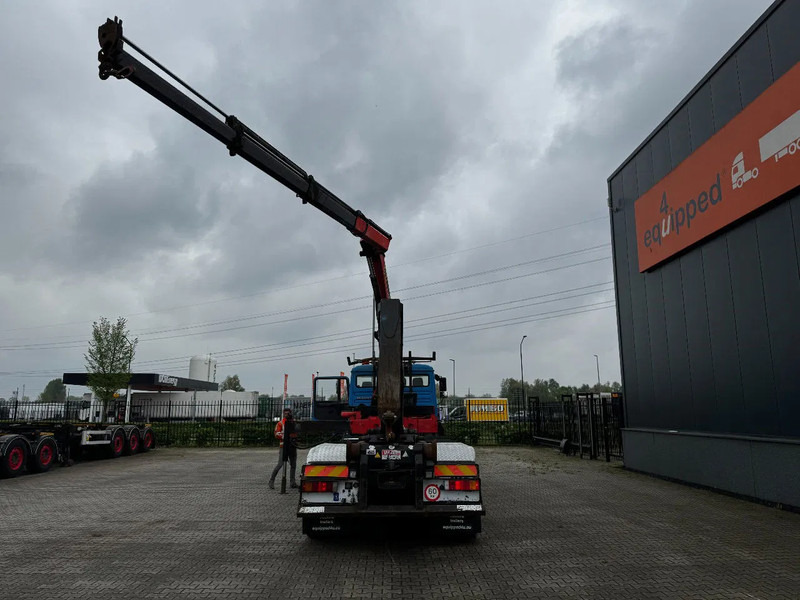 MAN FE 410A, 6x4, EURO 2, Palfinger PK17000 Crane + VDL HOOK, full spring, manual gearbox, MOT 9/2025 - Multibasculante camión, Camión grúa: foto 5 MAN FE 410A, 6x4, EURO 2, Palfinger PK17000 Crane + VDL HOOK, full spring, manual gearbox, MOT 9/2025 - Multibasculante camión, Camión grúa: foto 5