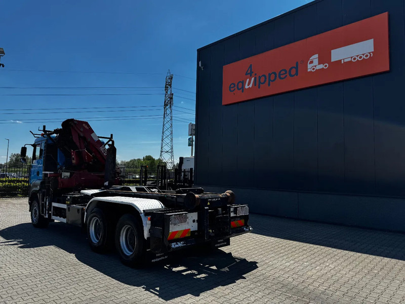 MAN TGA 33.430 6x6, HMF 1823 (B3) Crane + VDL HOOK, full spring, manual gearbox - Multibasculante camión, Camión grúa: foto 4 MAN TGA 33.430 6x6, HMF 1823 (B3) Crane + VDL HOOK, full spring, manual gearbox - Multibasculante camión, Camión grúa: foto 4