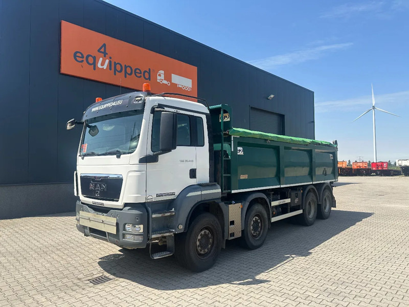 MAN TGS 35.440 AJK HARDOX KIPPER (16.5m3), 8x4, MANUAL, EURO-5, TWIN-STEER, BIG AXLES - Volquete camión: foto 2 MAN TGS 35.440 AJK HARDOX KIPPER (16.5m3), 8x4, MANUAL, EURO-5, TWIN-STEER, BIG AXLES - Volquete camión: foto 2