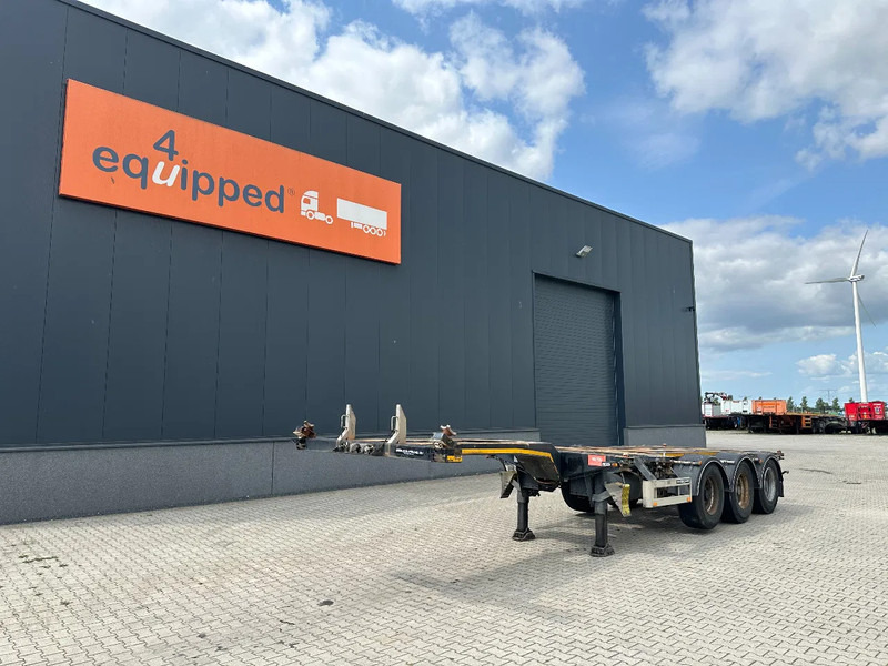 Pacton FLEX XL 45FT HC multi (2x extendable), liftaxle, SAF + DRUM, NL-chassis - Portacontenedore/ Intercambiable semirremolque: foto 2 Pacton FLEX XL 45FT HC multi (2x extendable), liftaxle, SAF + DRUM, NL-chassis - Portacontenedore/ Intercambiable semirremolque: foto 2