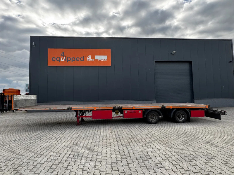 RUFA MEGA PLATFORM / LENKACHSE/ 12 TWISTLOCKS 1x 40FT + 2x 20FT (HECKBÜNDIG) / BPW / SCHEIBE/ GALVANISIERT/ RUNGENTASCHEN - Semirremolque plataforma/ Caja abierta: foto 2 RUFA MEGA PLATFORM / LENKACHSE/ 12 TWISTLOCKS 1x 40FT + 2x 20FT (HECKBÜNDIG) / BPW / SCHEIBE/ GALVANISIERT/ RUNGENTASCHEN - Semirremolque plataforma/ Caja abierta: foto 2
