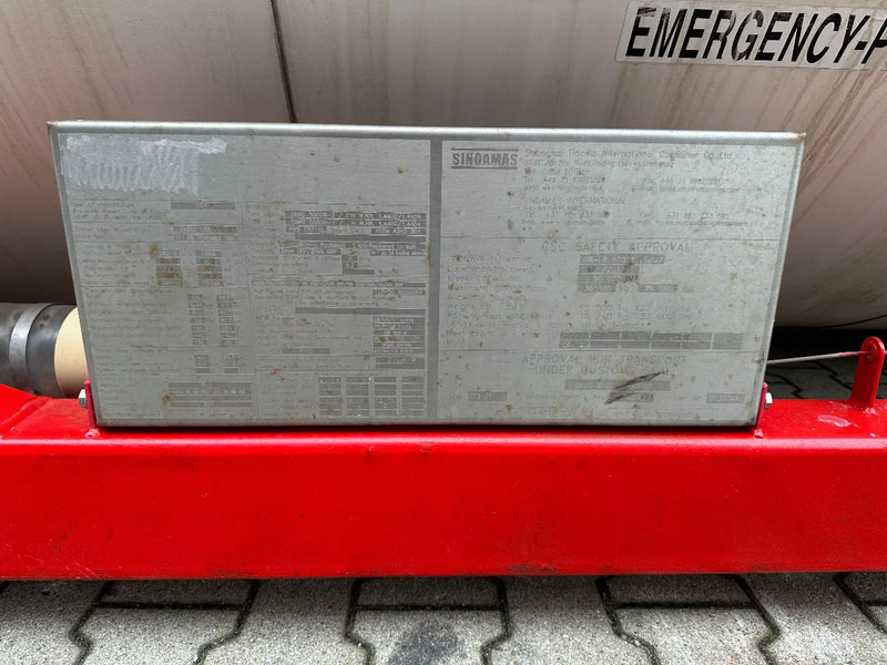 Leasing financiero de SINGAMAS 20FT ISO, 26.000L/1-COMP/3 BAFFELS/3 manholes, 5Y inspection: 06/2027 leasing SINGAMAS 20FT ISO, 26.000L/1-COMP/3 BAFFELS/3 manholes, 5Y inspection: 06/2027: foto 13