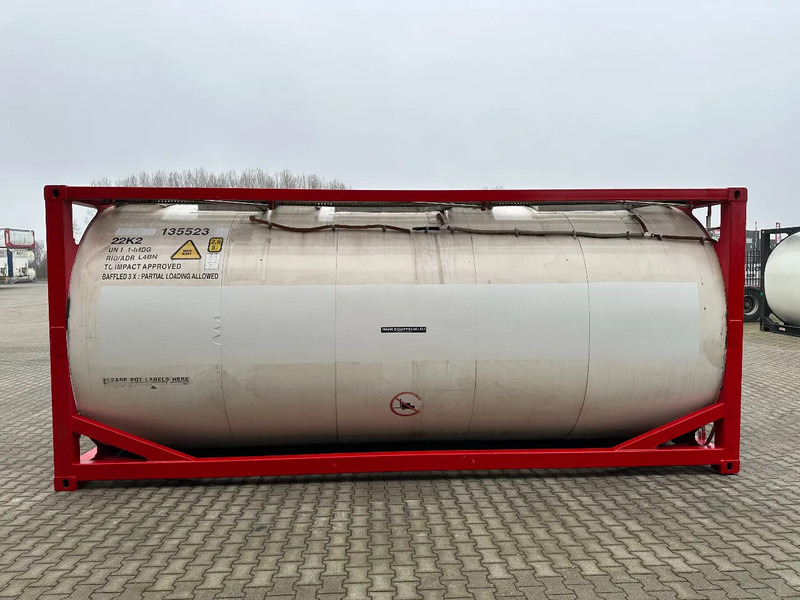 SINGAMAS 20FT ISO, 26.000L/1-COMP/3 BAFFELS/3 manholes, 5Y inspection: 06/2027 - Tanque de almacenamiento: foto 3 SINGAMAS 20FT ISO, 26.000L/1-COMP/3 BAFFELS/3 manholes, 5Y inspection: 06/2027 - Tanque de almacenamiento: foto 3