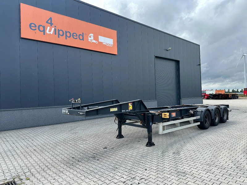 TURBOS HOET Turbo's Hoet 20FT HC GOOSENECK ADR CHASSIS / BPW + DISC / ADR (FL, AT, OX) / NL-trailer / APK / 2x available - Portacontenedore/ Intercambiable semirremolque: foto 1 TURBOS HOET Turbo's Hoet 20FT HC GOOSENECK ADR CHASSIS / BPW + DISC / ADR (FL, AT, OX) / NL-trailer / APK / 2x available - Portacontenedore/ Intercambiable semirremolque: foto 1