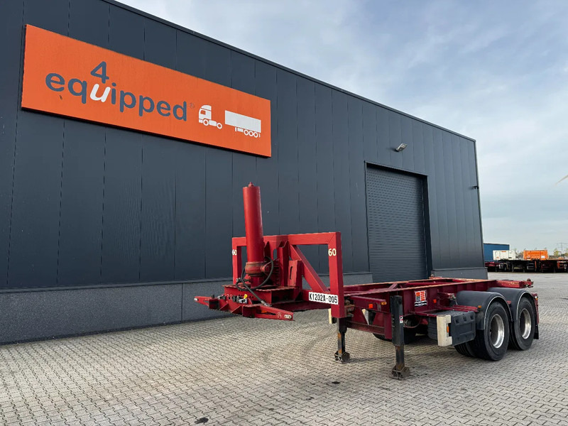 Van Hool 2 AXLE 20FT TIPPING-CHASSIS / TWIN-TIRES / BPW + DISC / ALCOA - Portacontenedore/ Intercambiable semirremolque: foto 1 Van Hool 2 AXLE 20FT TIPPING-CHASSIS / TWIN-TIRES / BPW + DISC / ALCOA - Portacontenedore/ Intercambiable semirremolque: foto 1