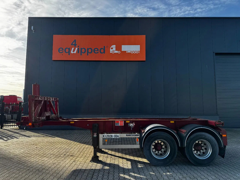 Van Hool 2 AXLE 20FT TIPPING-CHASSIS / TWIN-TIRES / BPW + DRUM / ALCOA / NL-trailer / APK - Portacontenedore/ Intercambiable semirremolque: foto 2 Van Hool 2 AXLE 20FT TIPPING-CHASSIS / TWIN-TIRES / BPW + DRUM / ALCOA / NL-trailer / APK - Portacontenedore/ Intercambiable semirremolque: foto 2