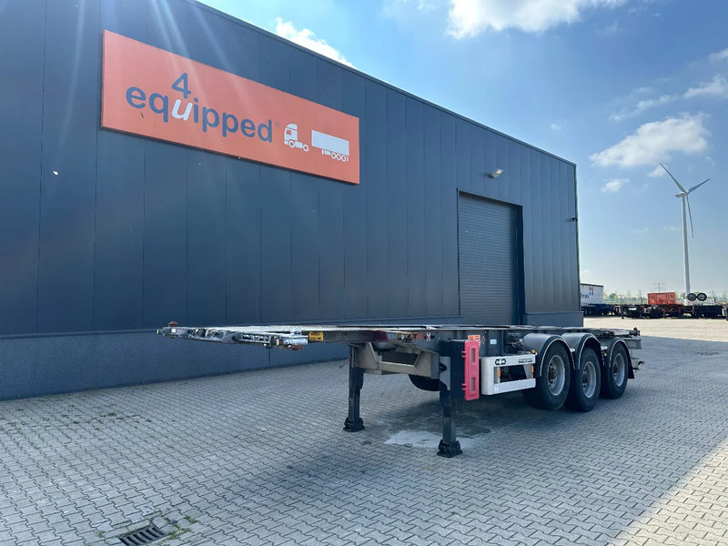 Van Hool 20FT/30FT, ADR (EX/II, EX/III, FL, OX, AT), BPW + drum, ALCOA, galvanized, liftaxle, NL-Chassis - Portacontenedore/ Intercambiable semirremolque: foto 1 Van Hool 20FT/30FT, ADR (EX/II, EX/III, FL, OX, AT), BPW + drum, ALCOA, galvanized, liftaxle, NL-Chassis - Portacontenedore/ Intercambiable semirremolque: foto 1
